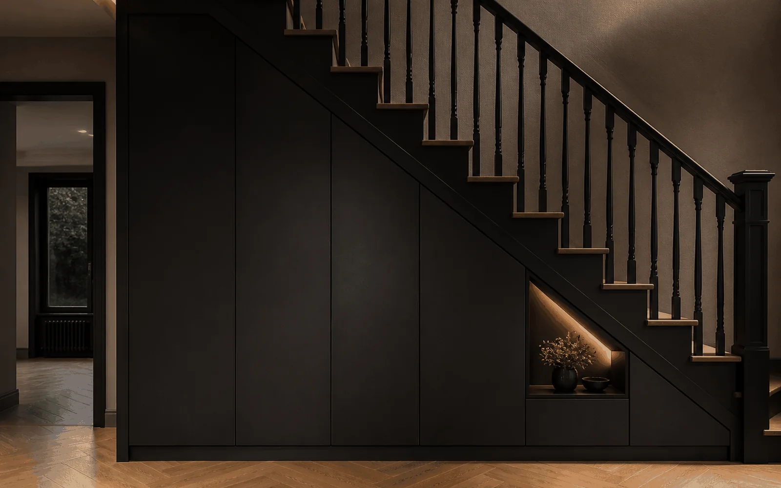 Under-stairs storage in Stockport