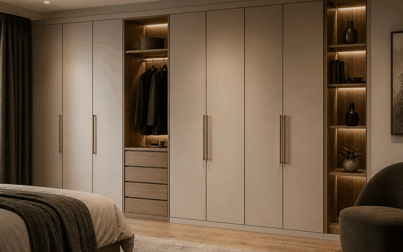 Fitted wardrobe in Salford